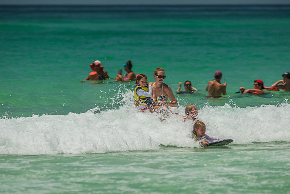 boogie boarding