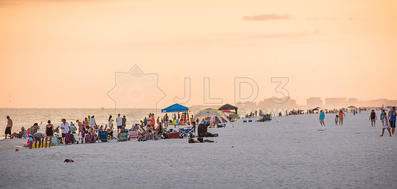 evening beach