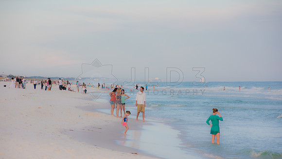 pastel beach