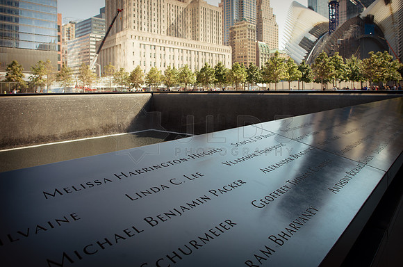 names at reflecting pool