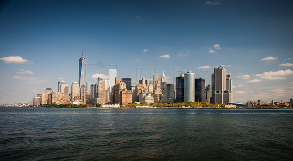 NYC Skyline as seen from ferry