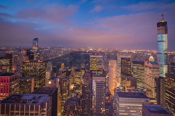 NYC Skyline from Top of the Rock-north
