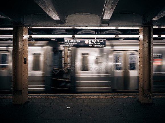 subway in motion