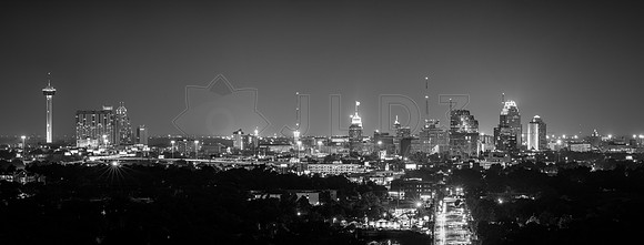 The Broadway Night Panorama-wide-b&w2-1-2